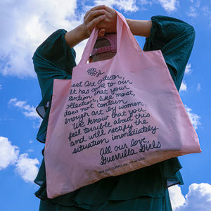 Bag - Dearest Art Collector - The Guerilla Girls - Recycled