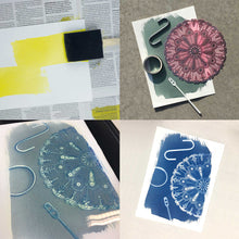 Afbeelding in Gallery-weergave laden, DIY Cyanotype kit postcards