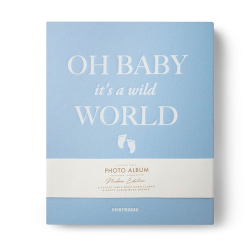 Photo Album - Baby Its a Wild World - Blue