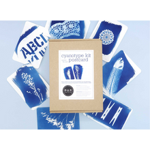 Afbeelding in Gallery-weergave laden, DIY Cyanotype kit postcards