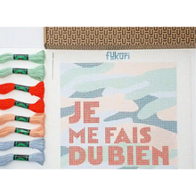 Afbeelding in Gallery-weergave laden, DIY - Je Me Fais du Bien - Needlepoint kit