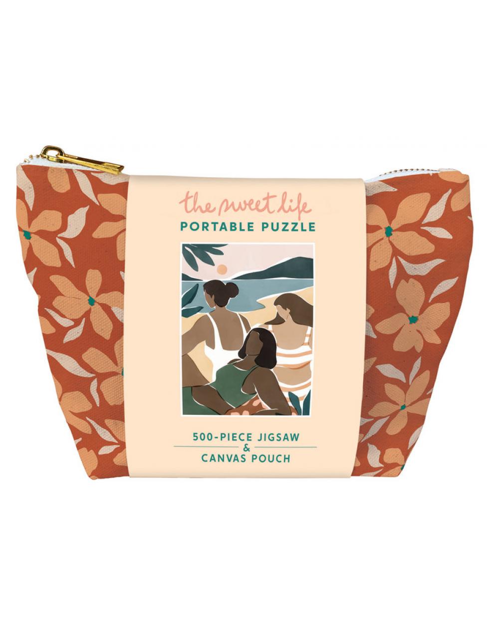 500 piece Portable puzzle + pouch: The Sweet Life