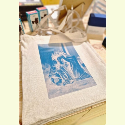 Totebag FOMU Museum Antwerpen | Early Gaze 19e Eeuwse Fotografie | Fernand Khnopff Portret Marguerite