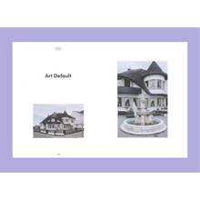 Afbeelding in Gallery-weergave laden, Pagina uit Ugly Belgian Houses: villa met torentje en fontein, onderschrift Art Default