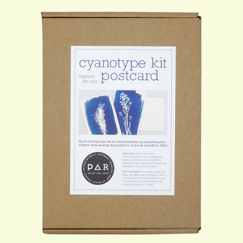DIY Cyanotype kit postcards