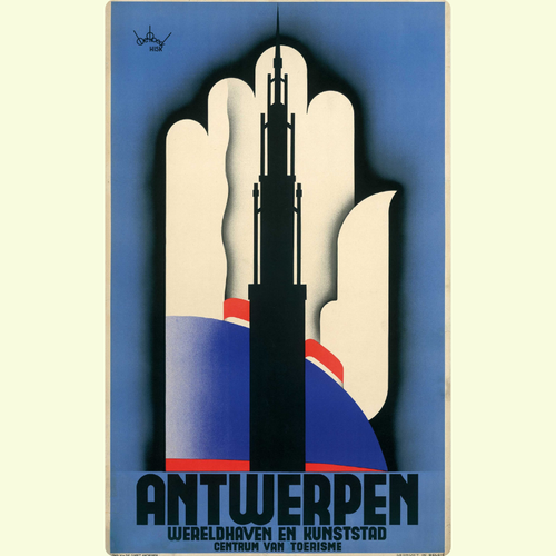 poster Antwerpen De Roeck