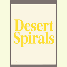 Afbeelding in Gallery-weergave laden, Boekcover Sybren Vanoverberghe - Desert Spirals