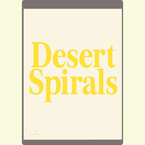 Boekcover Sybren Vanoverberghe - Desert Spirals