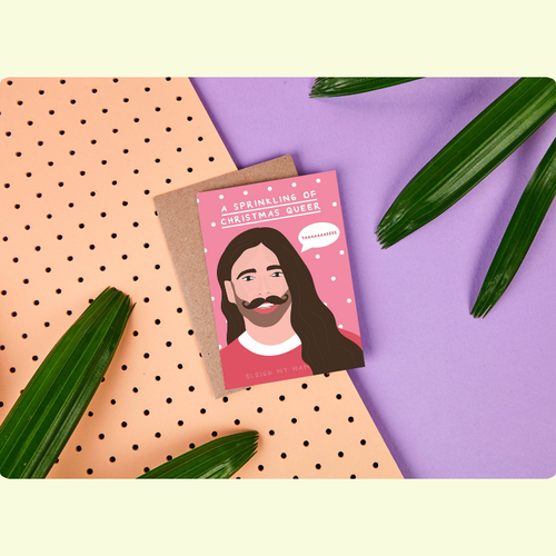 Wenskaart - Jonathan Van Ness: a Sprinkling of Christmas Queer