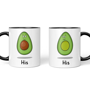 Avocado His and His Mug Set