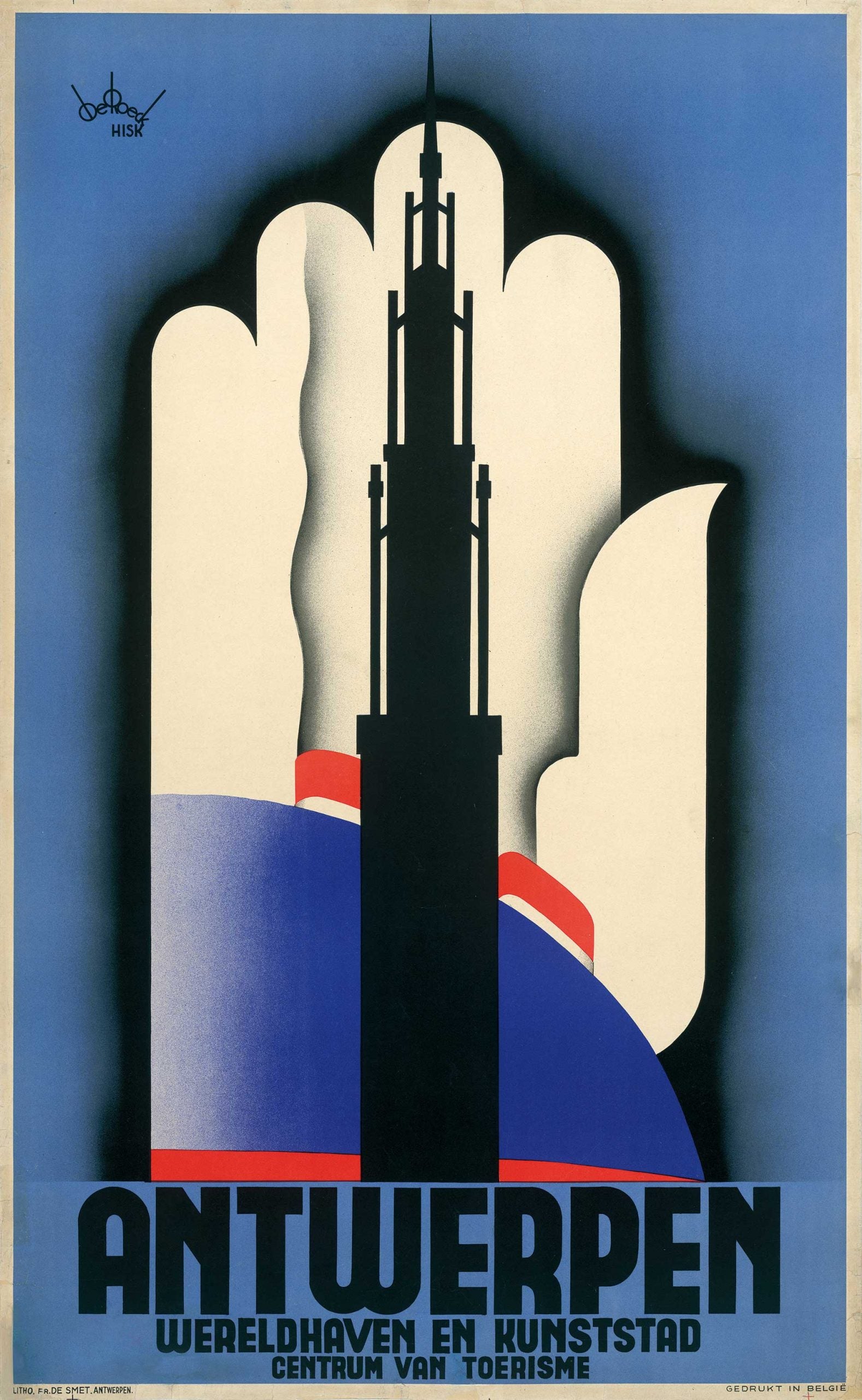 poster Antwerpen De Roeck