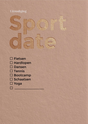 Happy Invites - Sport Date