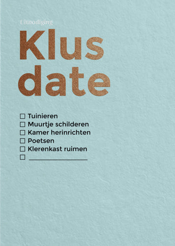 Happy Invites - Klus Date