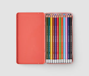 12 colour pencils - Aquarelle